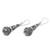 Sterling silver dangle earrings, 'Singing Morning' - Handmade Sterling Silver Dangle Earrings from Bali (image 2c) thumbail