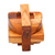 Teak wood puzzle, 'Mental Exercise' - Handcrafted Teak Wood Puzzle Crafted in Java (image 2b) thumbail