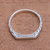 Sterling silver band ring, 'Intaglio Curls' - Swirl Pattern Sterling Silver Band Ring from Bali thumbail