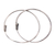 Sterling silver hoop earrings, 'Spiral Tails' - Simple Sterling Silver Hoop Earrings from Bali