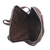 Leather backpack, 'Keep On' - Leather Backpack in Solid Espresso from Bali (image 2d) thumbail