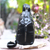 Leather backpack sling, 'Sleek Travels' - Solid Onyx Leather Backpack Sling from Bali (image 2) thumbail