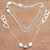 Cultured pearl station necklace, 'Stylish Charm' - Modern Cultured Pearl Station Necklace from Bali (image 2) thumbail