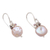 Cultured pearl dangle earrings, 'Pearly Beauty' - Cultured Pearl Beaded Dangle Earrings from Bali (image 2c) thumbail