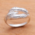 Sterling silver band ring, 'Dragon's Grasp' - Sterling Silver Band Ring Crafted in Bali (image 2b) thumbail