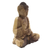 Wood sculpture, 'Buddha Semedi' - Hand-Carved Hibiscus Wood Buddha Sculpture from Indonesia