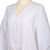 Rayon blouse, 'White Blossom' - Floral Embroidered White Rayon Blouse from Bali (image 2f) thumbail