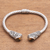 Citrine cuff bracelet, 'Triangular Glitter' - Triangular Citrine Cuff Bracelet Crafted in Bali (image 2c) thumbail