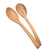 Teak wood spoons, 'Warm Memory' (set of 6) - Handcrafted Teak Wood Spoons from Bali (Set of 6) (image 2c) thumbail