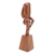 Wood sculpture, 'Yoga Expert' - Hand-Carved Yoga-Themed Suar Wood Sculpture from Bali (image 2b) thumbail