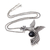 Onyx pendant necklace, 'Phoenix Cradle' - Onyx Phoenix Pendant Necklace from Bali (image 2c) thumbail