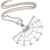 Cultured pearl pendant necklace, 'Glowing Web' - Cultured Pearl Spider Web Pendant Necklace from Bali