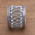 Sterling silver band ring, 'Openwork Path' - Openwork Pattern Sterling Silver Band Ring from Bali (image 2b) thumbail