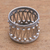 Sterling silver band ring, 'Openwork Path' - Openwork Pattern Sterling Silver Band Ring from Bali (image 2c) thumbail