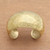 Brass cuff bracelet, 'Bedeg Gleam' - Weave Pattern Brass Cuff Bracelet from Bali