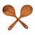 Teak wood serving spoons, 'Elegant Service' (pair) - Teak Wood Serving Spoons Crafted in Bali (image 2a) thumbail
