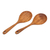 Teak wood serving spoons, 'Elegant Service' (pair) - Teak Wood Serving Spoons Crafted in Bali (image 2c) thumbail