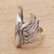 Sterling silver cocktail ring, 'Wings of Elegance' - Wing-Themed Sterling Silver Cocktail Ring from Bali (image 2b) thumbail