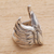 Sterling silver cocktail ring, 'Wings of Elegance' - Wing-Themed Sterling Silver Cocktail Ring from Bali (image 2c) thumbail