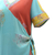 Vestido recto de rayón batik - Vestido recto de rayón batik hecho a mano