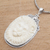 Sterling silver pendant necklace, 'Face of Bravery' - Sterling Silver Lion Pendant Necklace from Java (image 2c) thumbail