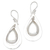 Sterling silver dangle earrings, 'Teardrop Gleam' - High-Polish Teardrop Sterling Silver Dangle Earrings (image 2a) thumbail