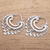 Ohrringe aus Sterlingsilber, 'Intricate Curls', 'Intricate Curls - Aufwändige Ohrringe aus Sterlingsilber aus Bali