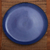 Ceramic dinner plates, 'Cobalt Cuisine' (pair) - Blue Ceramic Plates Handcrafted in Bali (Pair)