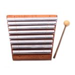Teak wood xylophone, 'Melodious Voice' - Teak Wood and Aluminum Xylophone Crafted in Bali