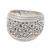 Sterling silver band ring, 'Intricate Pattern' - Patterned Sterling Silver Band Ring Crafted in Bali (image 2a) thumbail