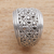 Sterling silver band ring, 'Intricate Pattern' - Patterned Sterling Silver Band Ring Crafted in Bali (image 2d) thumbail