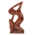 Wood sculpture, 'Sensuous Lady' - Hand-Carved Suar Wood Female Form Sculpture from Bali thumbail