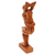 Wood sculpture, 'Yoga Women' - Yoga-Themed Suar Wood Scultpure from Bali (image 2c) thumbail