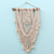Cotton wall hanging, 'Dawn in Tegalalang' - Hand-Knotted Cotton Wall Hanging in Ivory from Bali thumbail