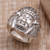 Sterling silver ring, 'Tribal Chief' - Tribal Chief Sterling Silver Ring Crafted in Bali (image 2b) thumbail