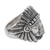 Sterling silver ring, 'Tribal Chief' - Tribal Chief Sterling Silver Ring Crafted in Bali (image 2e) thumbail