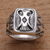 Sterling silver signet ring, 'Ancient Eagle' - Sterling Silver Eagle Signet Ring Crafted in Bali (image 2b) thumbail