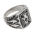 Sterling silver signet ring, 'Ancient Eagle' - Sterling Silver Eagle Signet Ring Crafted in Bali (image 2d) thumbail