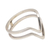 Sterling silver band ring, 'Shining Progress' - Pointed Sterling Silver Band Ring from Bali