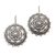 Sterling silver drop earrings, 'Gallant Lotus' - Lotus Flower Sterling Silver Drop Earrings from Bali