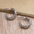 Sterling silver half-hoop earrings, 'Elegant Braid' - Braid Pattern Sterling Silver Half-Hoop Earrings from Bali