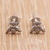 Sterling silver stud earrings, 'Little Bee' - Sterling Silver Bee Stud Earrings from Bali thumbail