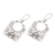 Sterling silver dangle earrings, 'Princess Baskets' - Openwork Swirl Pattern Sterling Silver Dangle Earrings (image 2d) thumbail