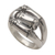 Sterling silver band ring, 'Clever Bamboo' - Sterling Silver Bamboo Trio Band Ring from Bali (image 2g) thumbail