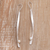 Cultured pearl drop earrings, 'Dewy Twist' - Modern Cultured Pearl Drop Earrings Crafted in Bali (image 2b) thumbail