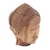 Hibiscus wood sculpture, 'Buddha Nature' - Hand-Carved Wood Buddha Head Sculpture from Bali (image 2c) thumbail