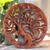 Wood relief panel, 'Venerable Tree' - Hand Carved Balinese Relief Panel of the Tree of Life (image 2) thumbail