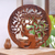 Wood relief panel, 'Venerable Tree' - Hand Carved Balinese Relief Panel of the Tree of Life (image 2j) thumbail