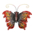 Metal wall art, 'Blazing Butterfly' - Hand Crafted Metal Wall Art Butterfly (image 2a) thumbail