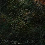 'Back to Ground' (2018) - Surrealist Painting of a Leafy Face from Bali (2018)